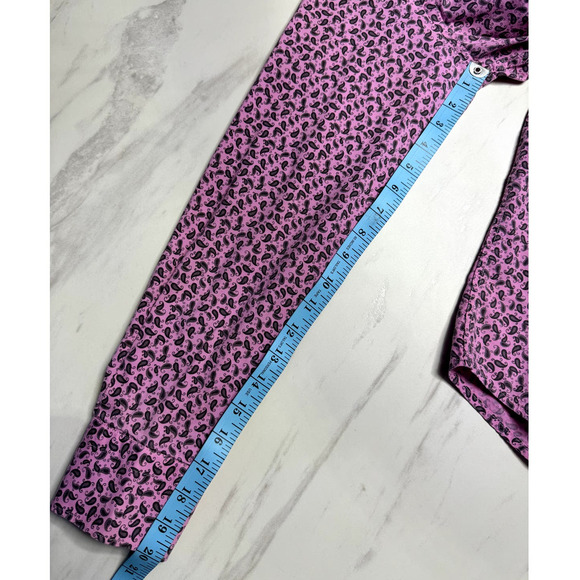 STYLISH DAST CARDIN MENS PINK AND GRAY LONG SLEEVE BUTTON UP SHIRT SIZE LARGE - Picture 11 of 12